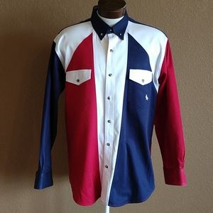 U.S. Western Mens Button Down.  Long sleeve